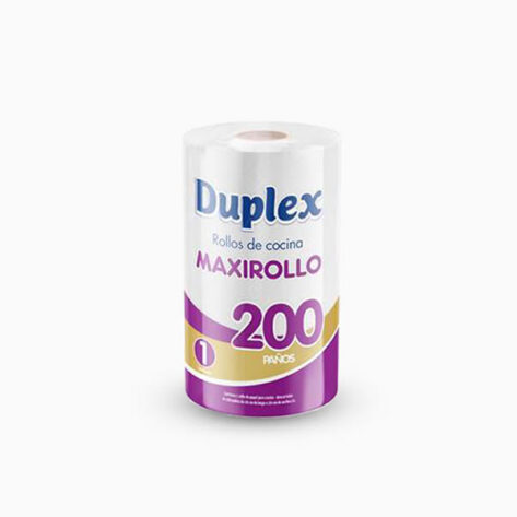 Duplex-1-rollo-200-paños - Total Clean Salta