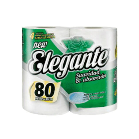 Papel Higiénico Elegante 4x80hs - Total Clean Salta